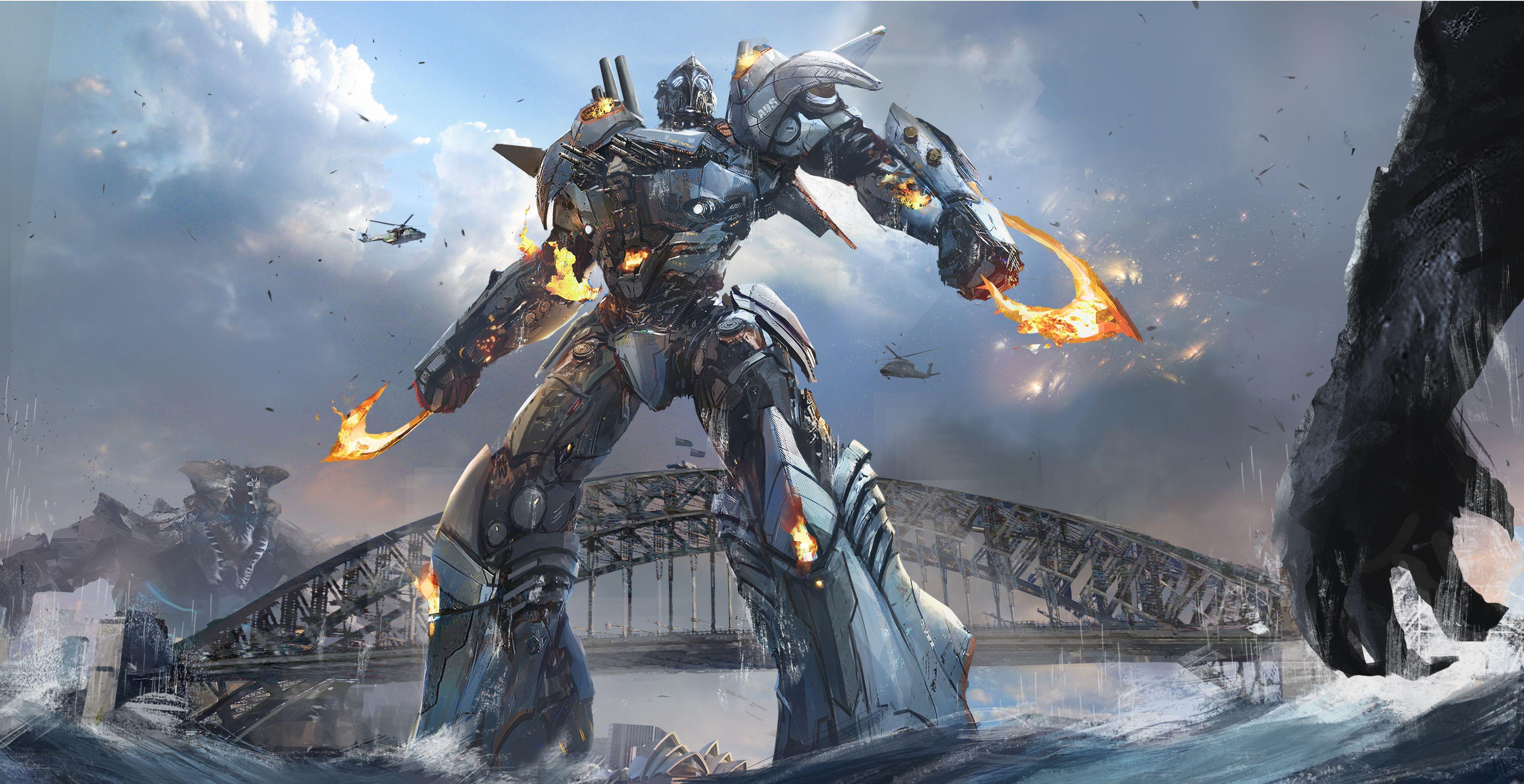 3885x2000 Pacific Rim Uprising 4k Artwork, HD Movies, 4k Wallpaper, Image, Background, Photo and Picture