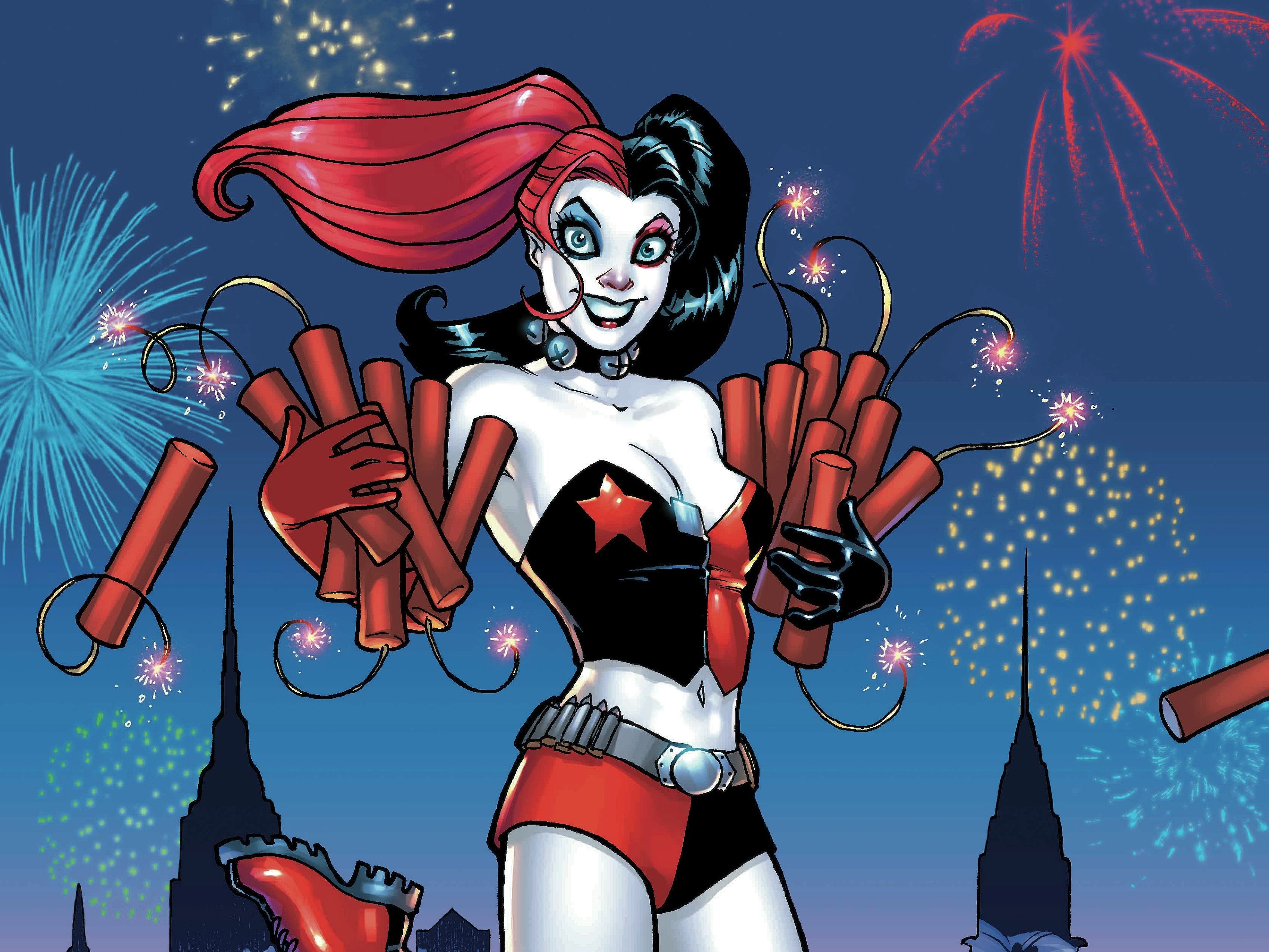 3400x2550 Harley Quinn Desktop Comic Wallpaper