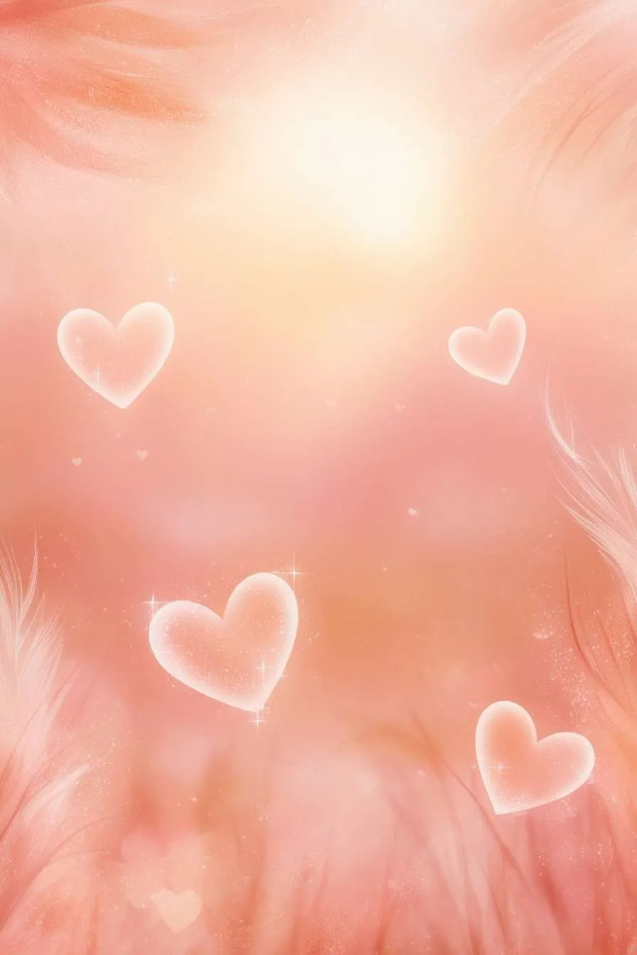 896x1344 Romantic Red and Pink Wallpaper with Valentine Day Theme