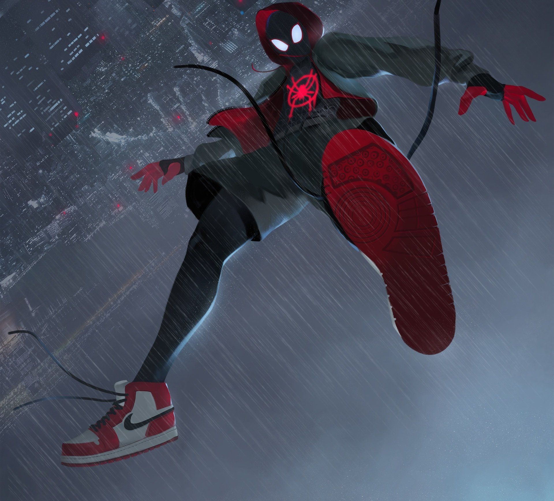1920x1738 Download Spider Man Miles Morales Movie Spider Man: Into The Spider Verse HD Wallpaper By Jay JiwooParkx1738