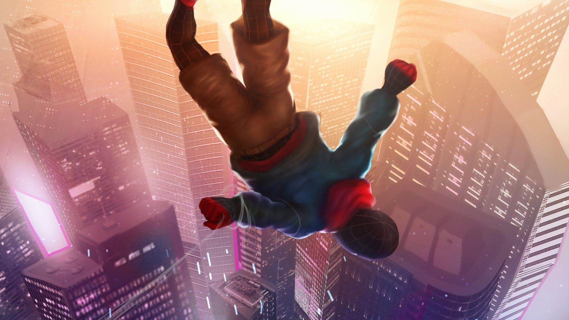 1920x1080 Download Miles Morales Spider Man: Homecoming Spider Man Movie Spider Man: Into The Spider Verse 4k Ultra HD Wallpaper By Hongaganyx2160