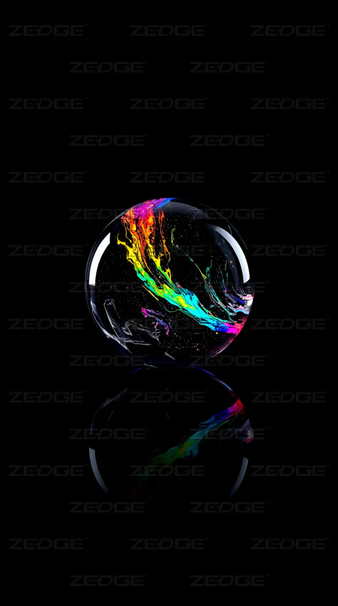 673x1206 Cosmic Color Orb wallpaper