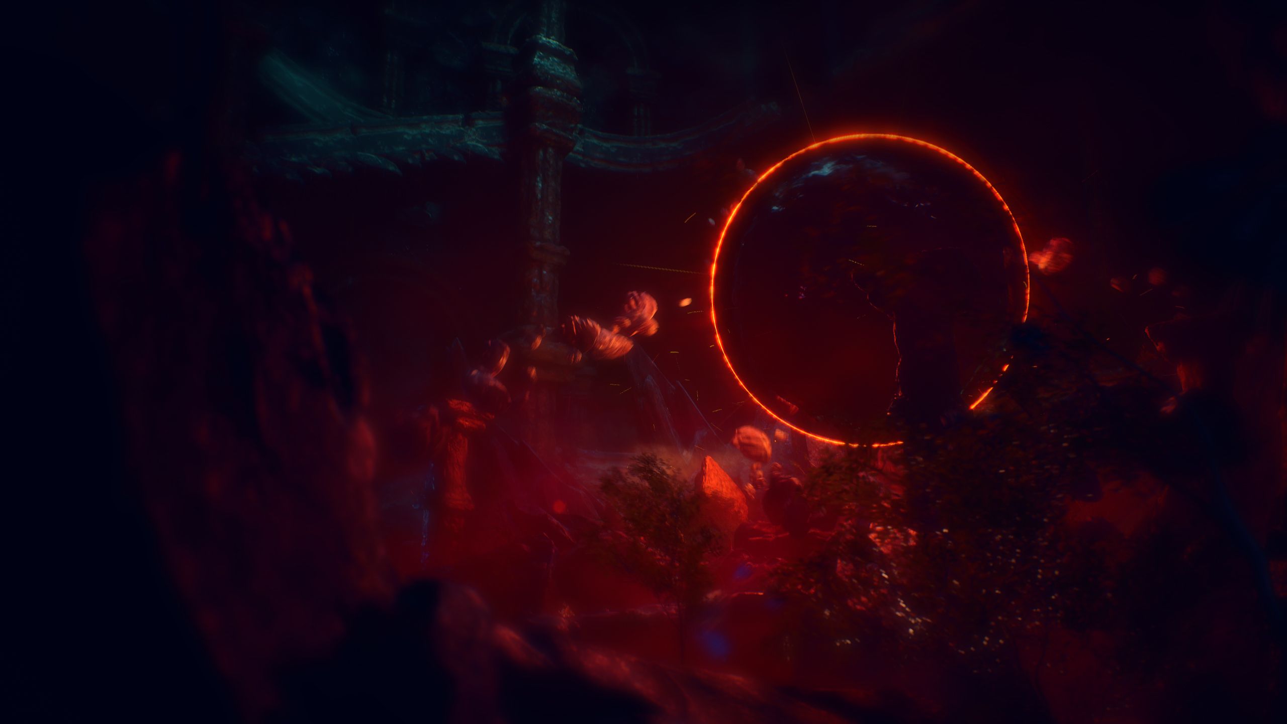 2560x1440 SciFi Dark Fantasy Environment