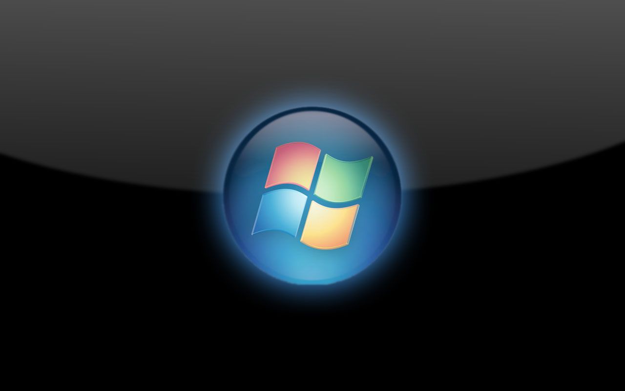 1280x800 Vista Orb Black