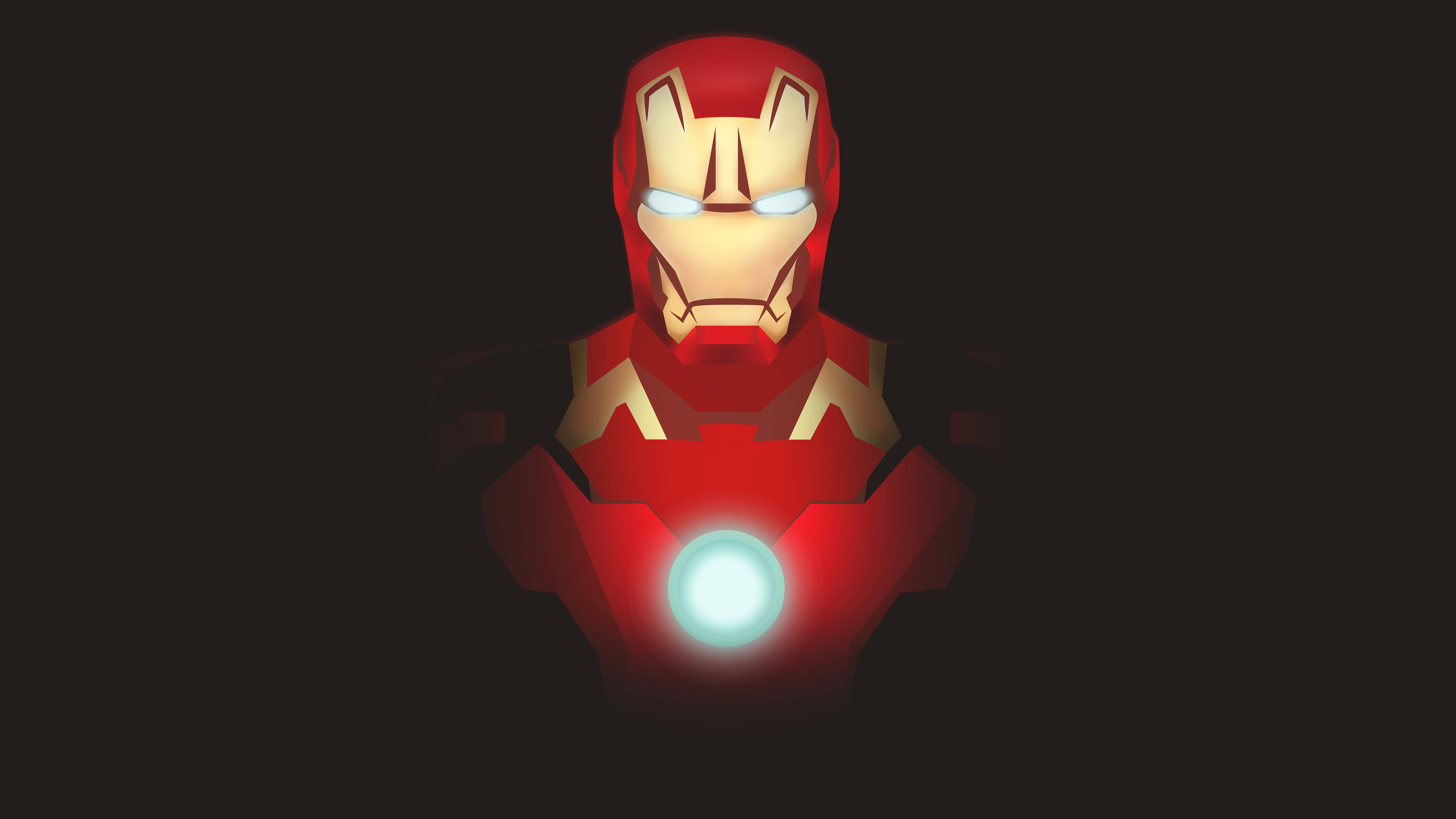 7680x4320 Download Iron Man 4k Glowing Orb Art Wallpaper