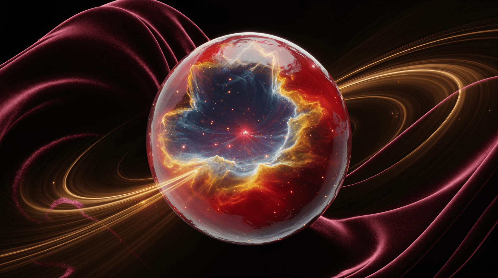 1920x1074 Radiant Nebula Orb Ultra HD Wallpaper