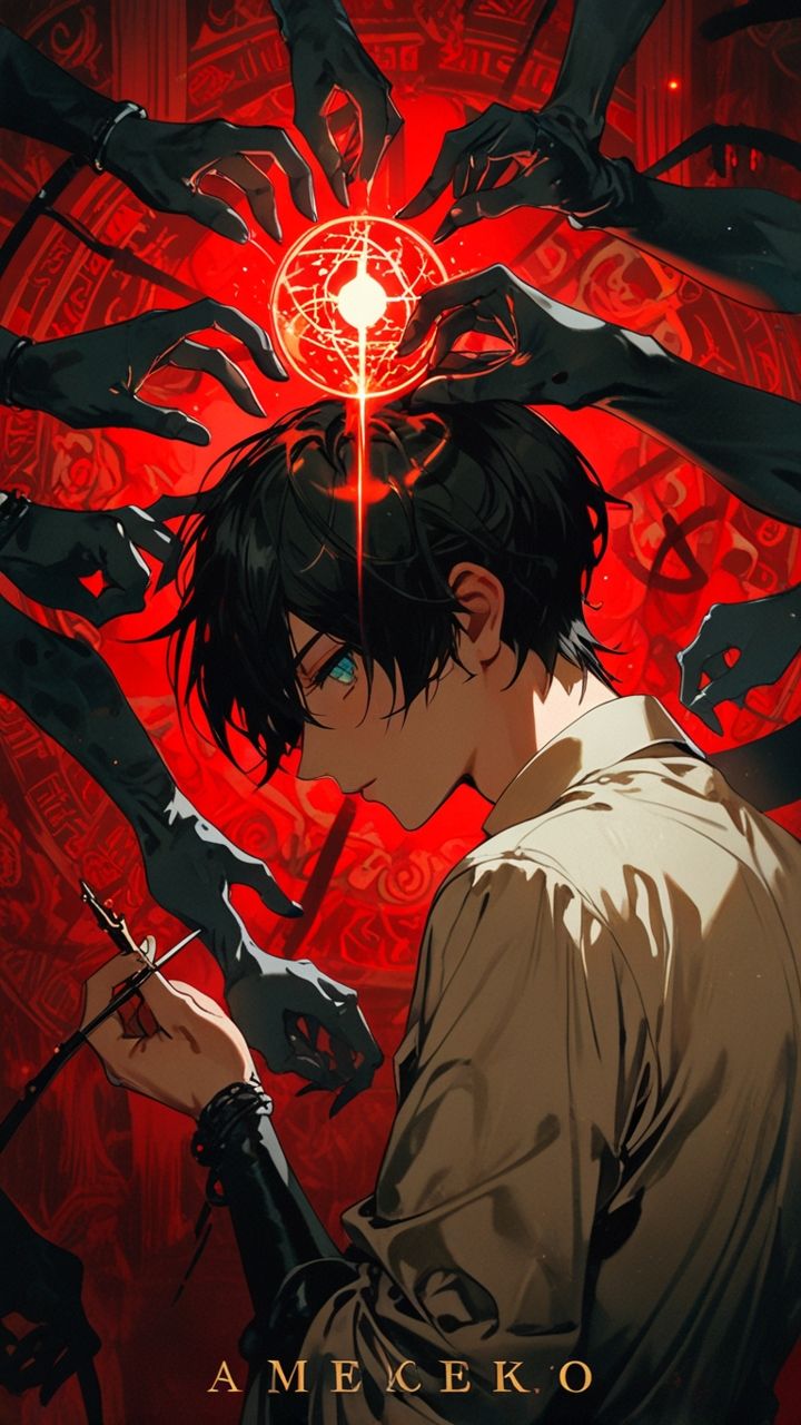 720x1280 man s pride visualized glowing red orb floating