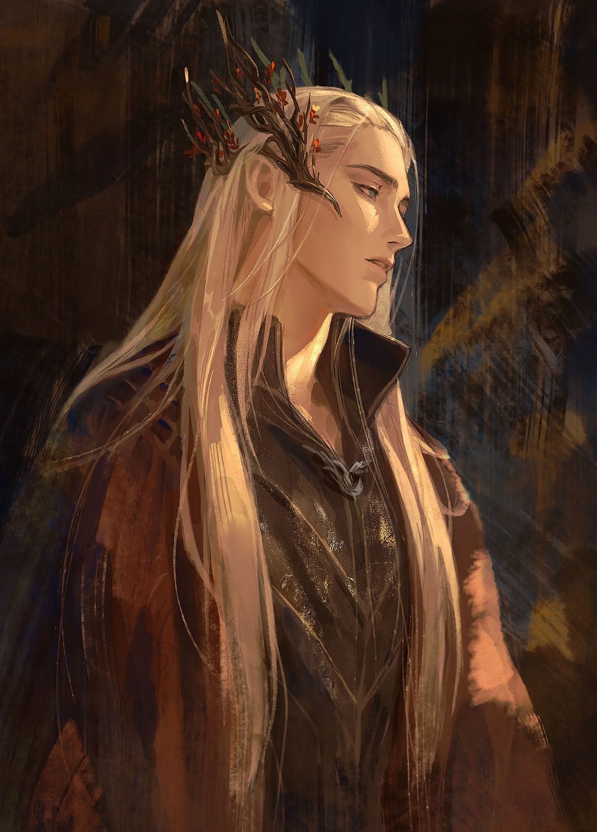 1216x1696 Thranduil Lord of the Rings by Ruthie Anime Image Board