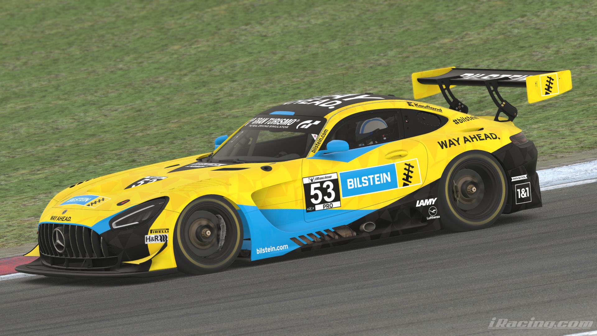 1920x1080 Bilstein Mercedes AMG GT3 (Yellow) By Tom W
