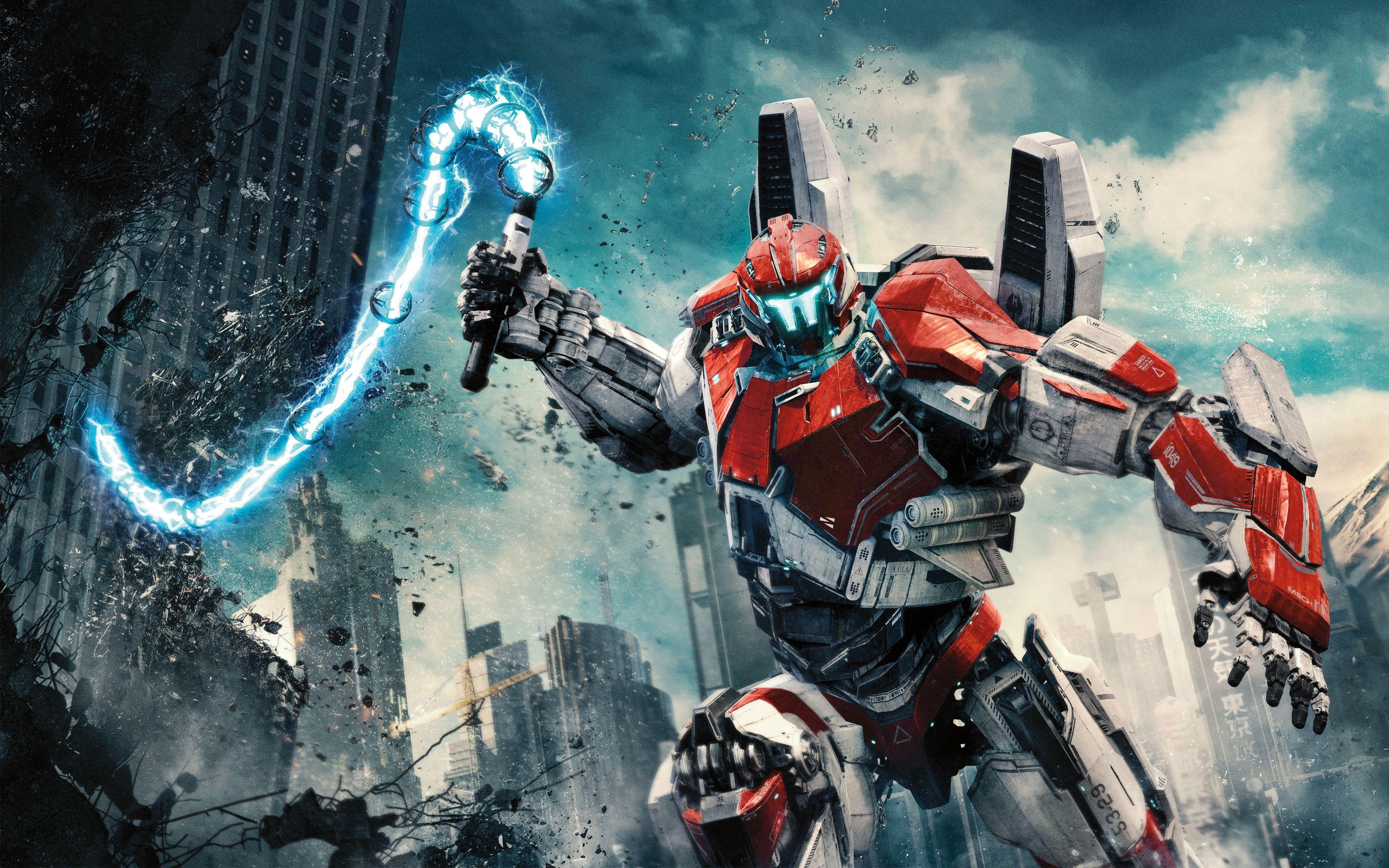 3840x2400 Guardian Bravo In Pacific Rim Uprising 4k 8k Wallpaper Rim Uprising 4k HD Wallpaper