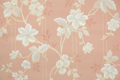 480x320 1930s Floral Vintage Wallpaper