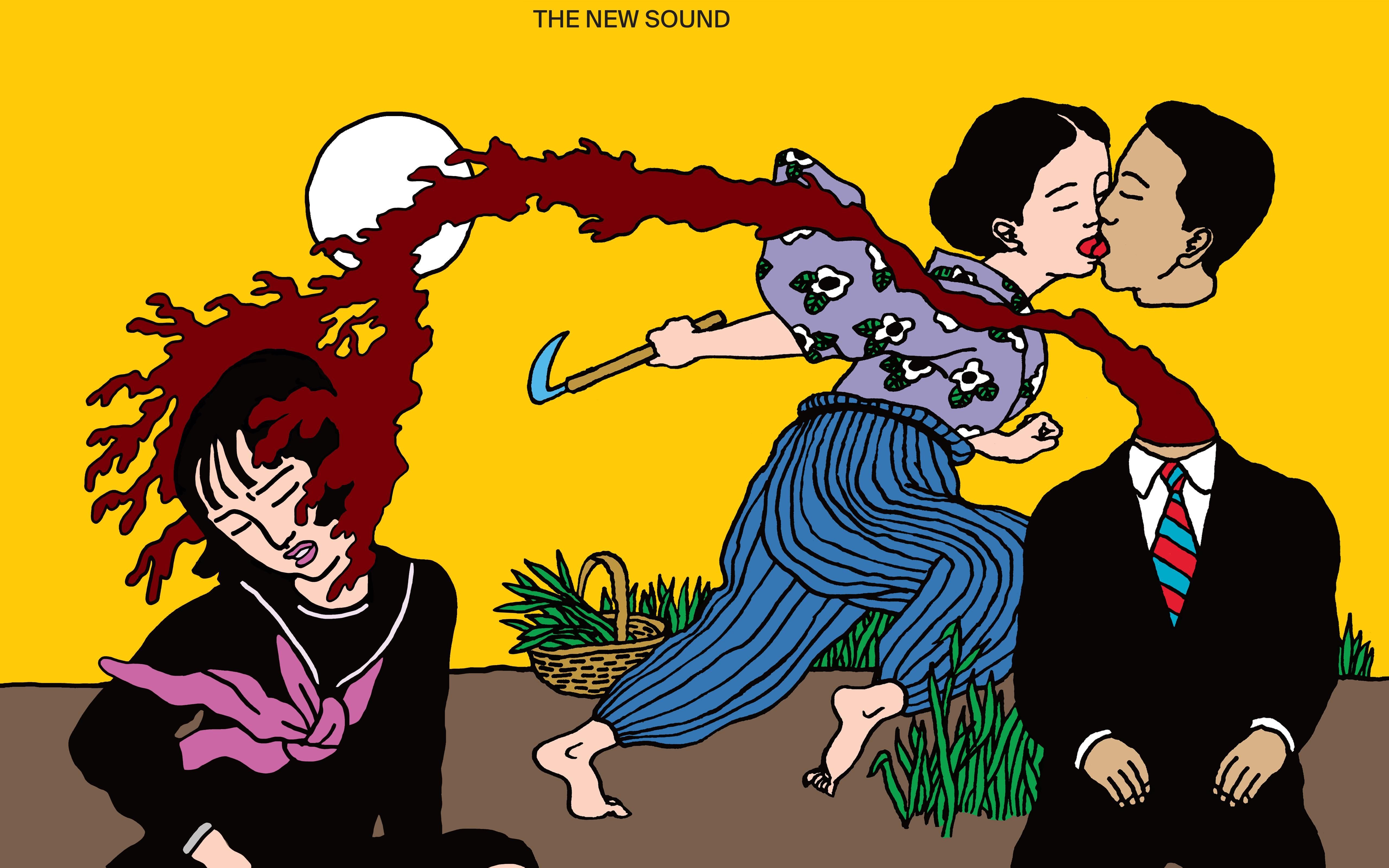 5120x3200 Made a desktop wallpaper by tracing the extended art for The New Sound (5120: 16:10)