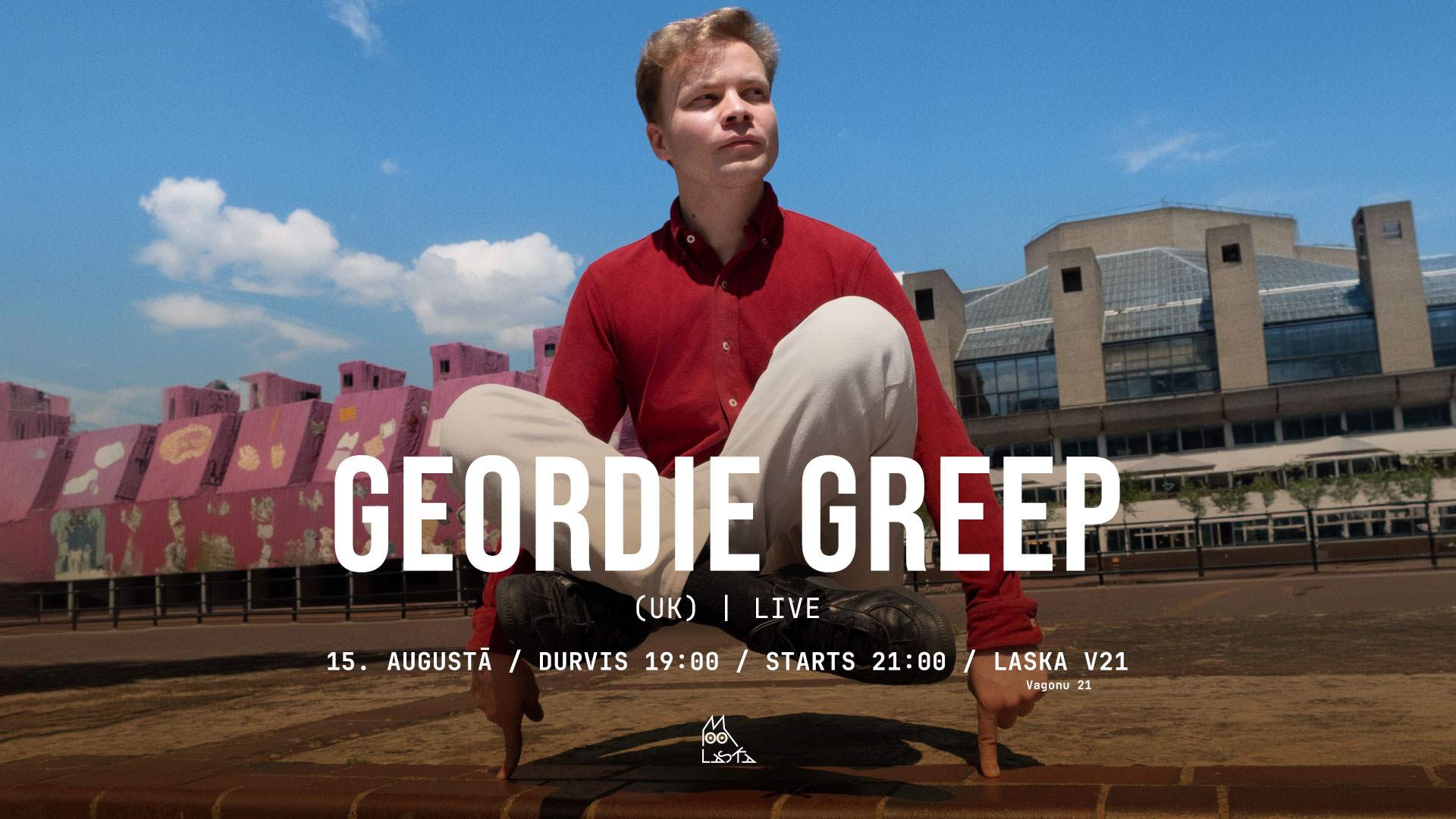 1920x1080 Laska Live: Geordie Greep (UK) at Laska V Riga