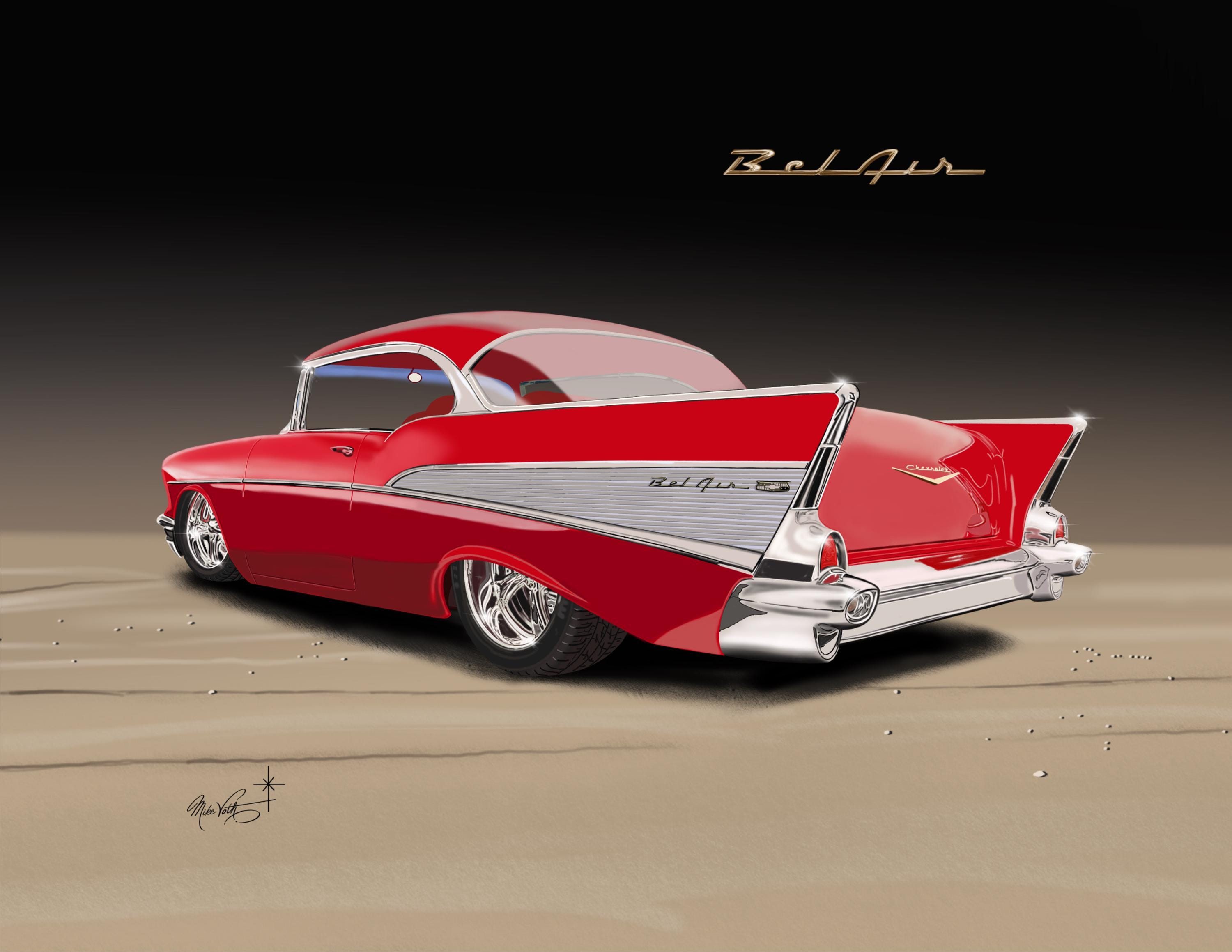 3000x2318 Chevy Belair (digital Download Only)