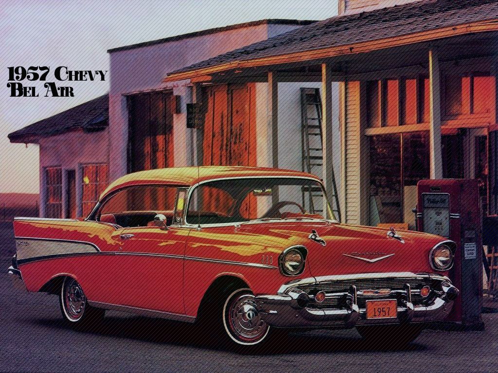 1024x768 Chevy Bel Air (1). Image - Behance