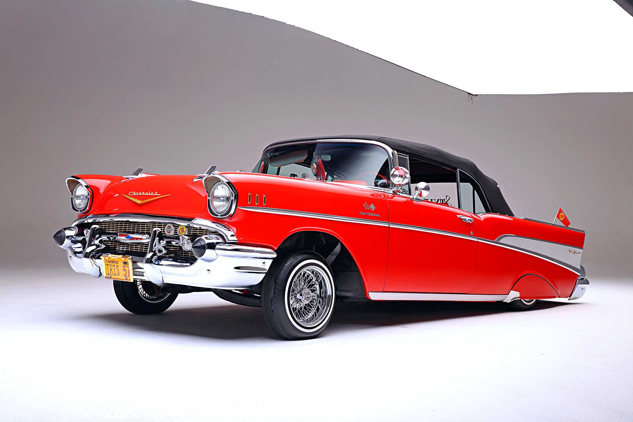 2040x1360 Phone wallpaper: Vehicles, Chevrolet Bel Air Convertible, 1957 Chevrolet Bel Air Convertible, Lowrider, Chevrolet 392572