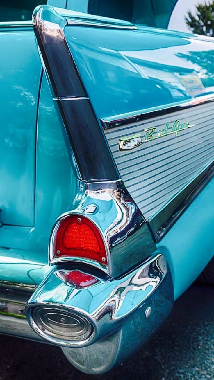 736x1309 Chevy Bel Air. Vintage Sports Car chevy wallpaper, Vintage teal car with