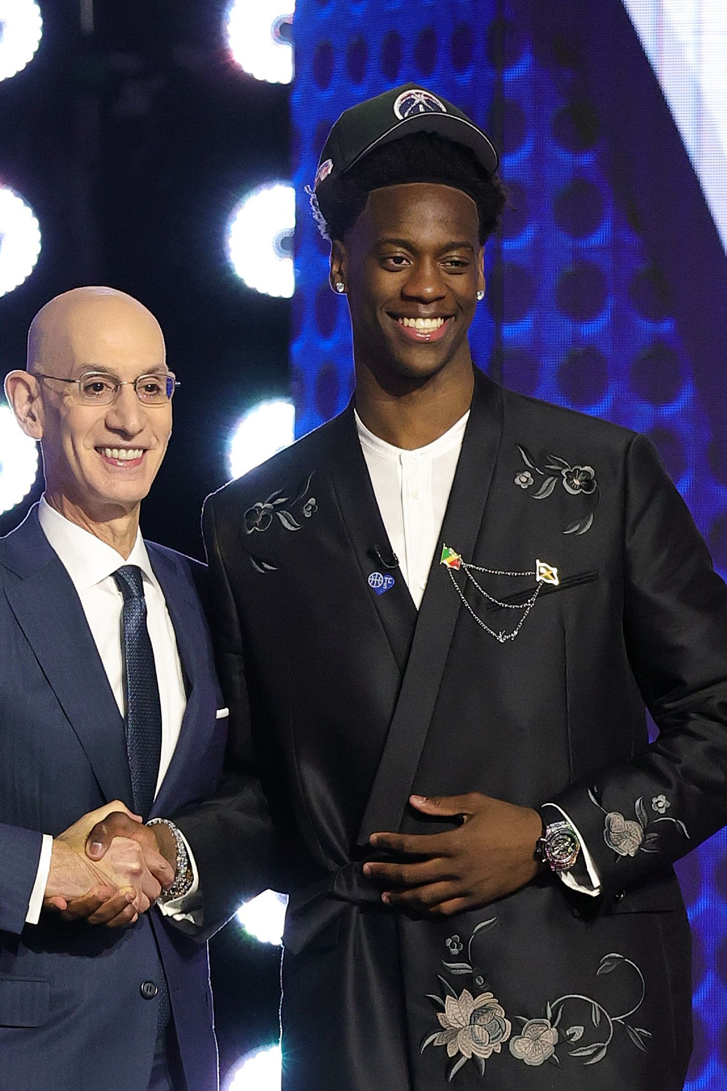 1420x2130 AJ Dybantsa Says His 'Rainbow Face' Draft Night Watch Was A No Brainer