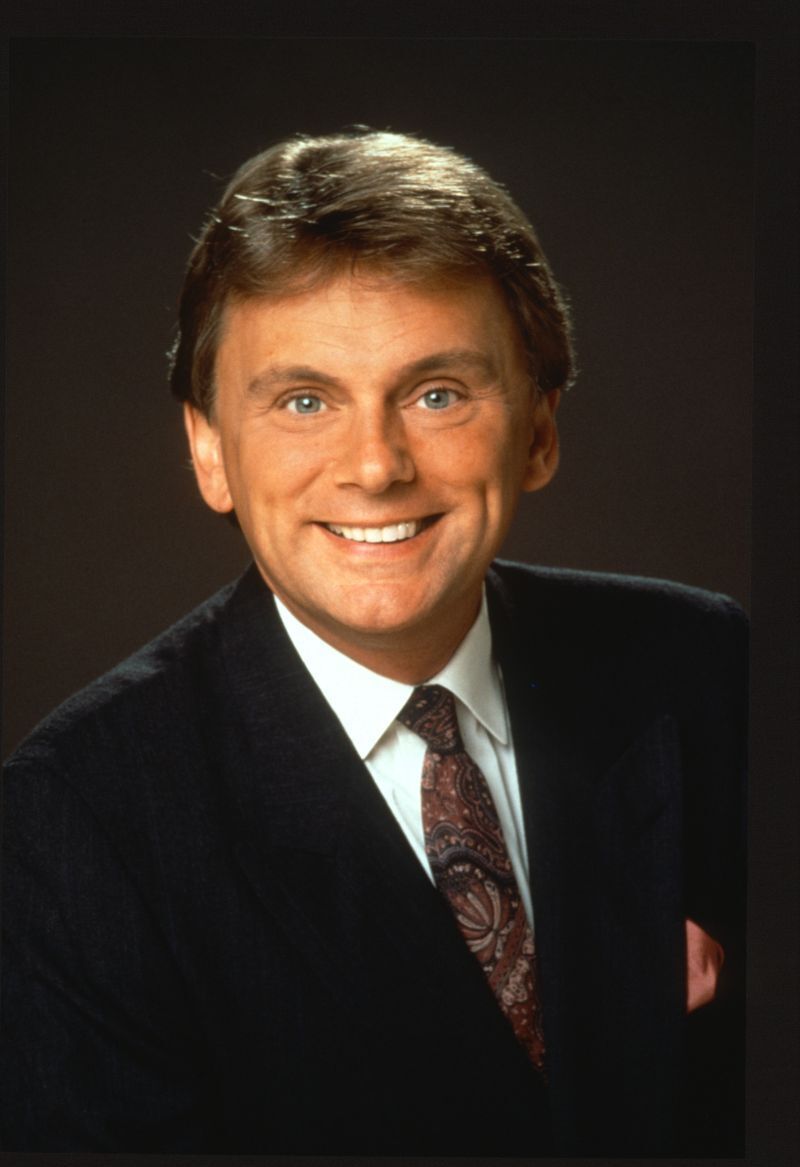 800x1167 PAT SAJAK On WHEEL OF FORTUNE Original 35mm Slide Transparency