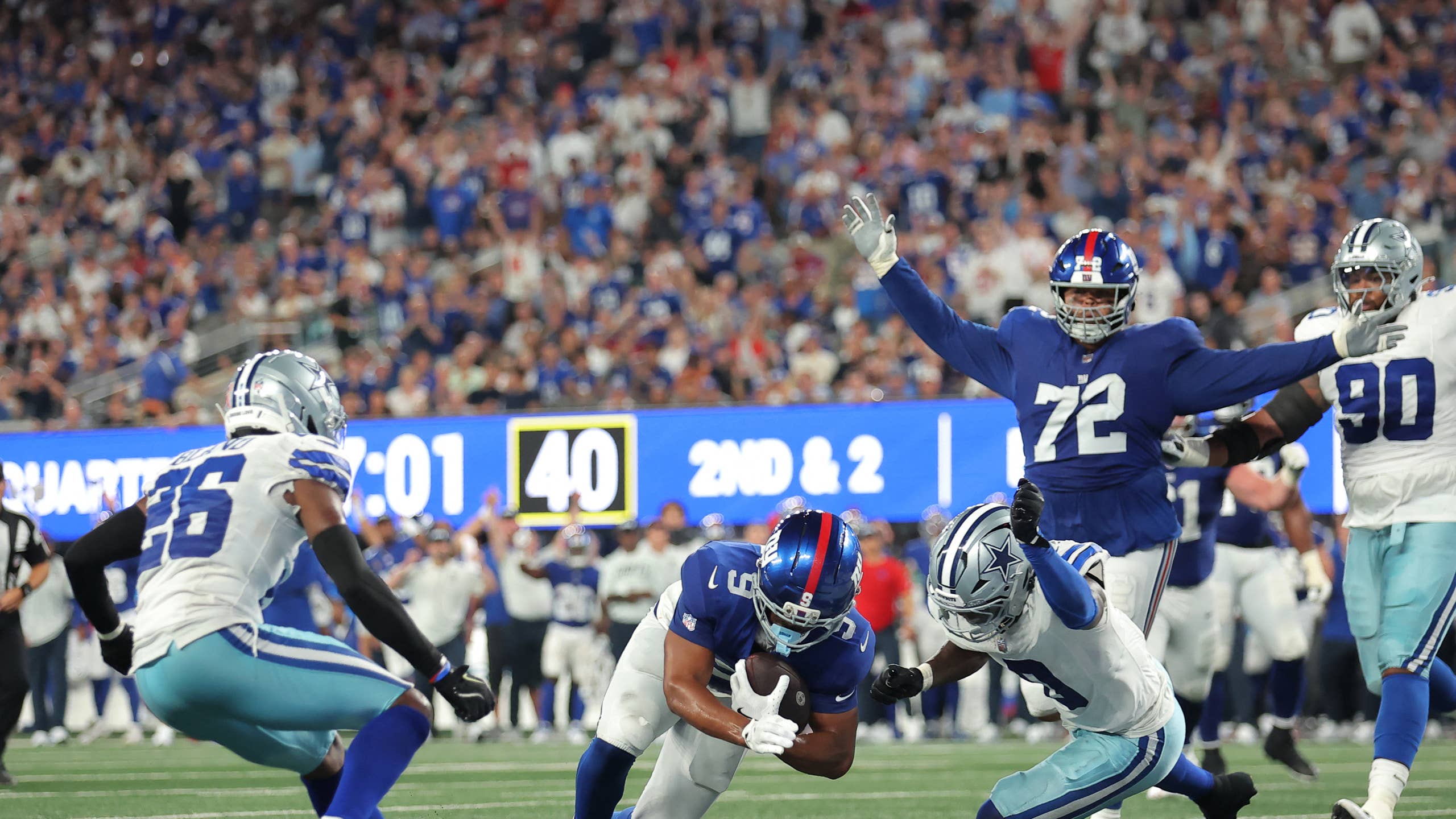 2560x1440 The Cowboys' Rebuilt Secondary Faces Immediate Scrutiny After the Giants Torched It