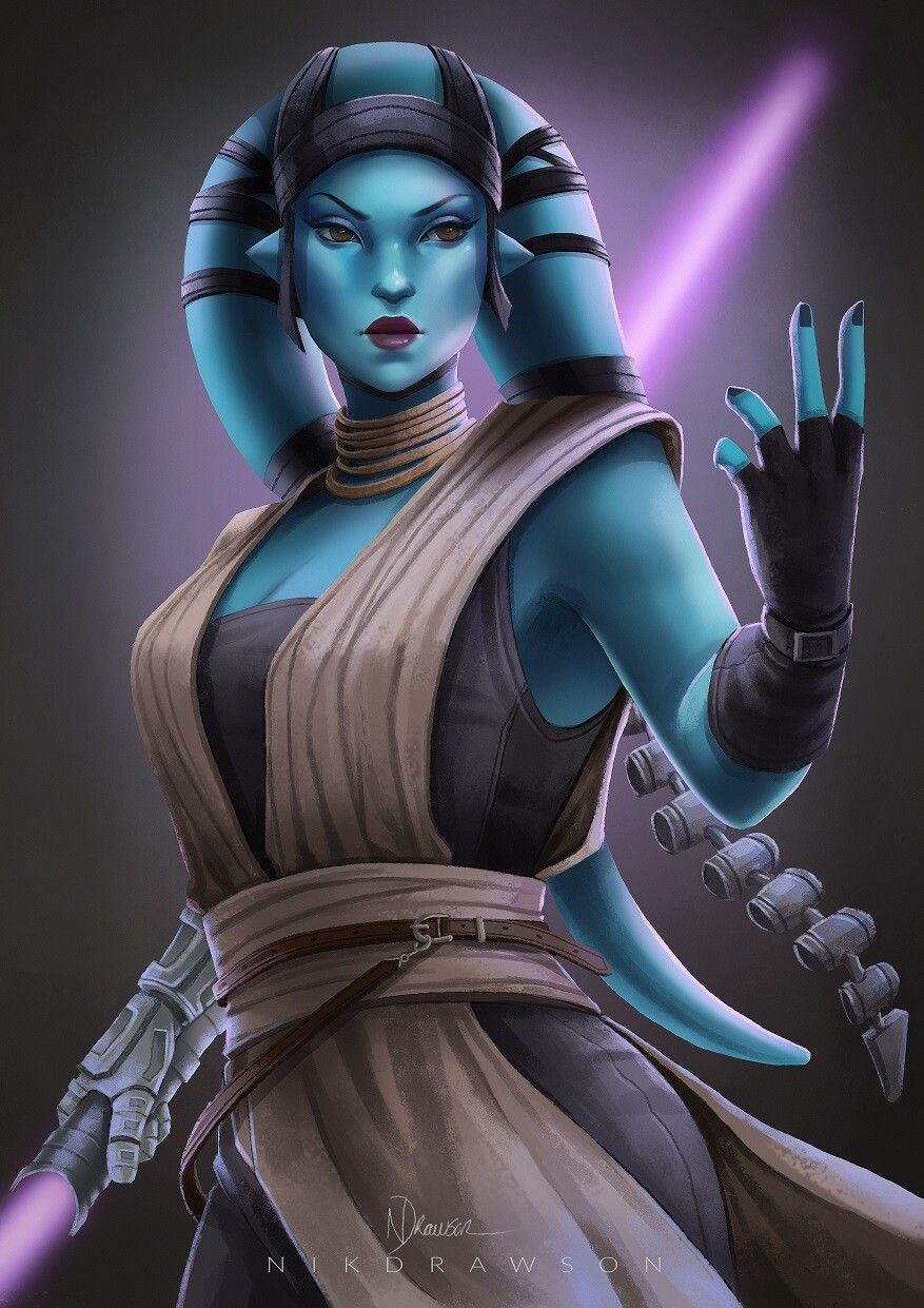 877x1241 Commission: Twi lek Jedi