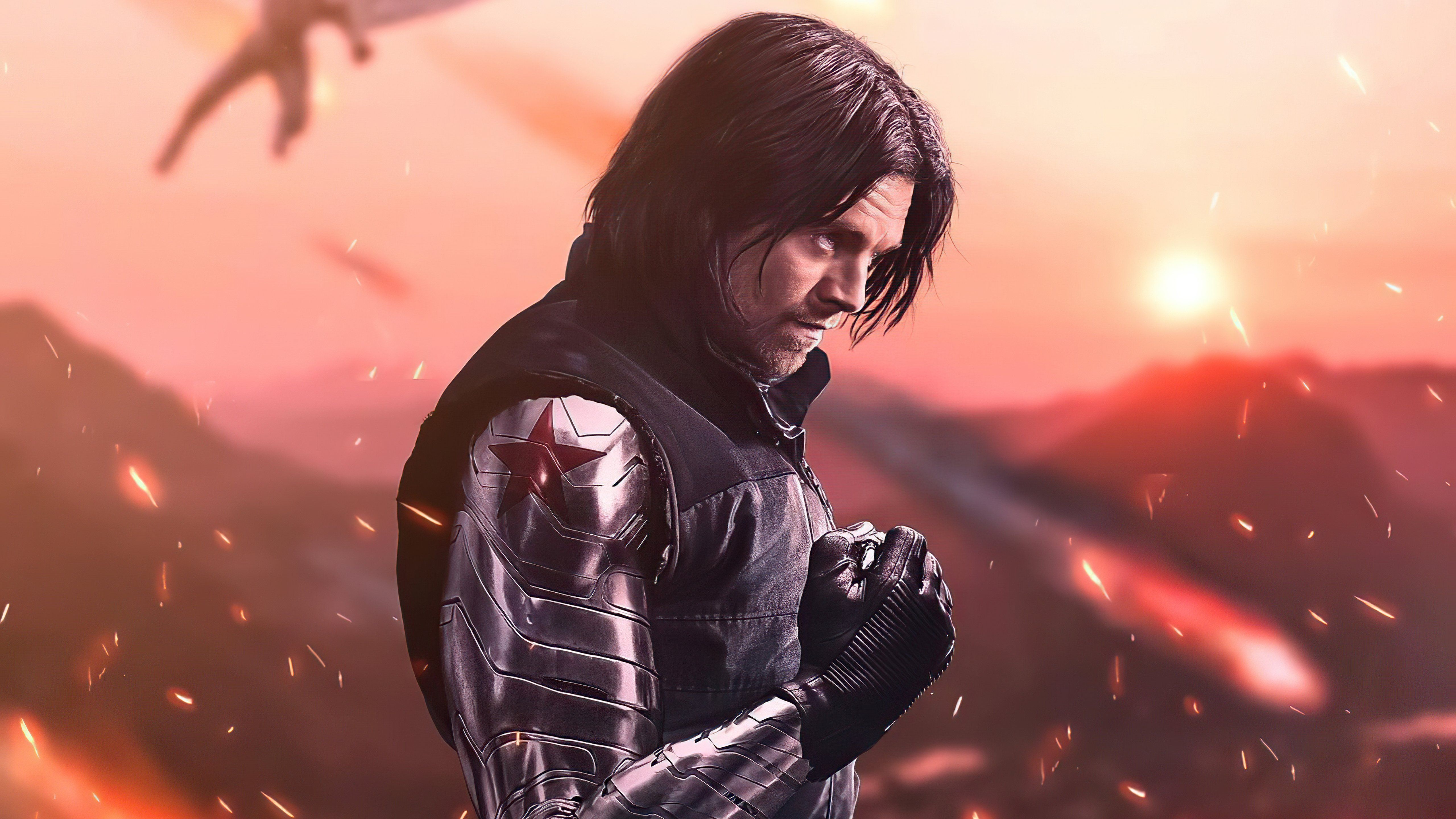 5120x2880 The Falcon and Winter Soldier Sebastian Stan Wallpaper 4K for Desktop