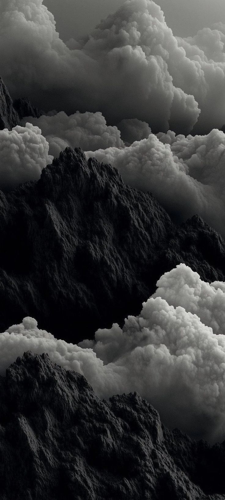 736x1631 Black cloud background. Grey clouds wallpaper 4k, Black landscape iphone wallpaper, iPhone wallpaper blur