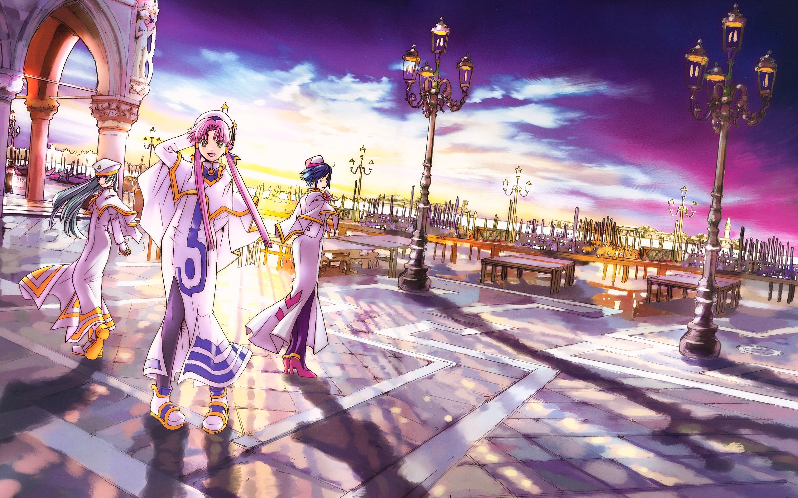2560x1600 Aria Anime HD Wallpaper: Enchanting Venetian Twilightx1600