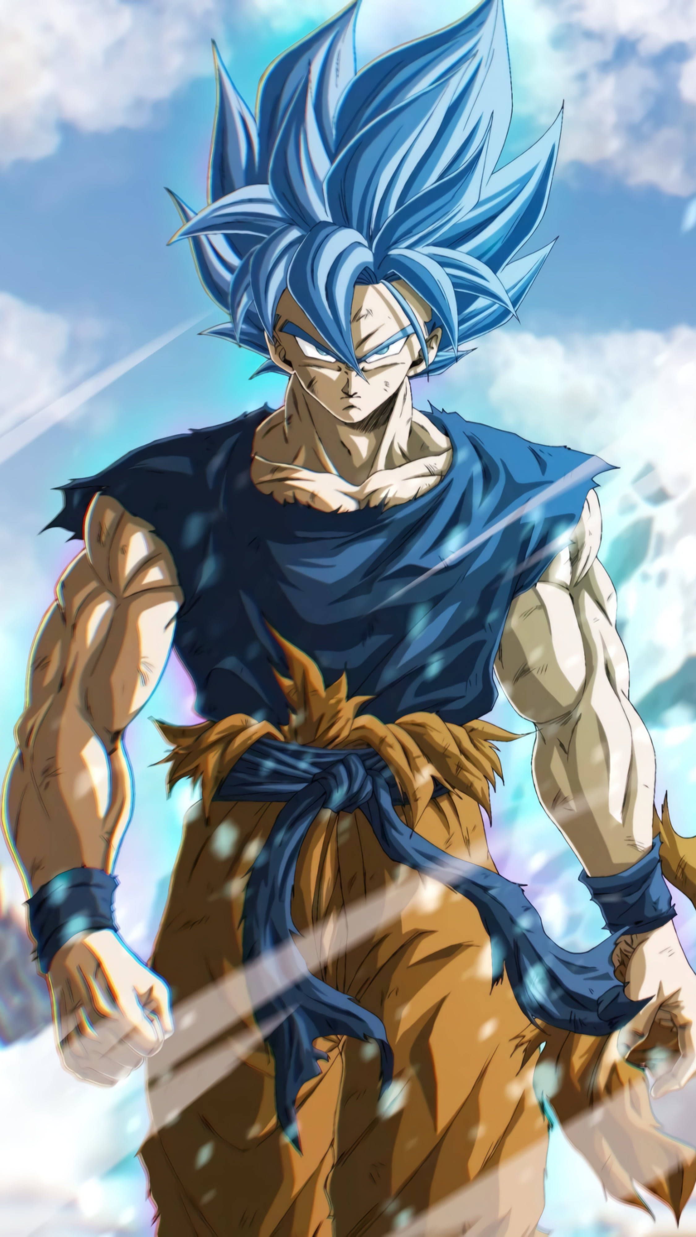 2250x4000 Download Fusion Saiyan Goku Black PFP Wallpaper
