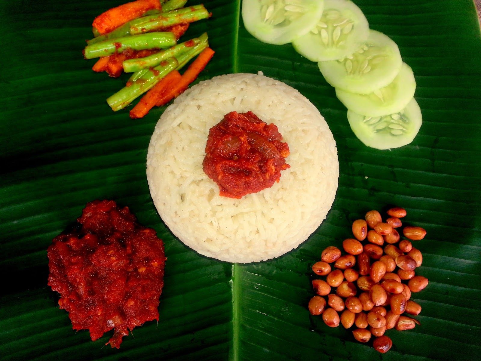 1600x1200 Annapurna: Vegetarian Nasi lemak Recipe / Malaysian Cuisine