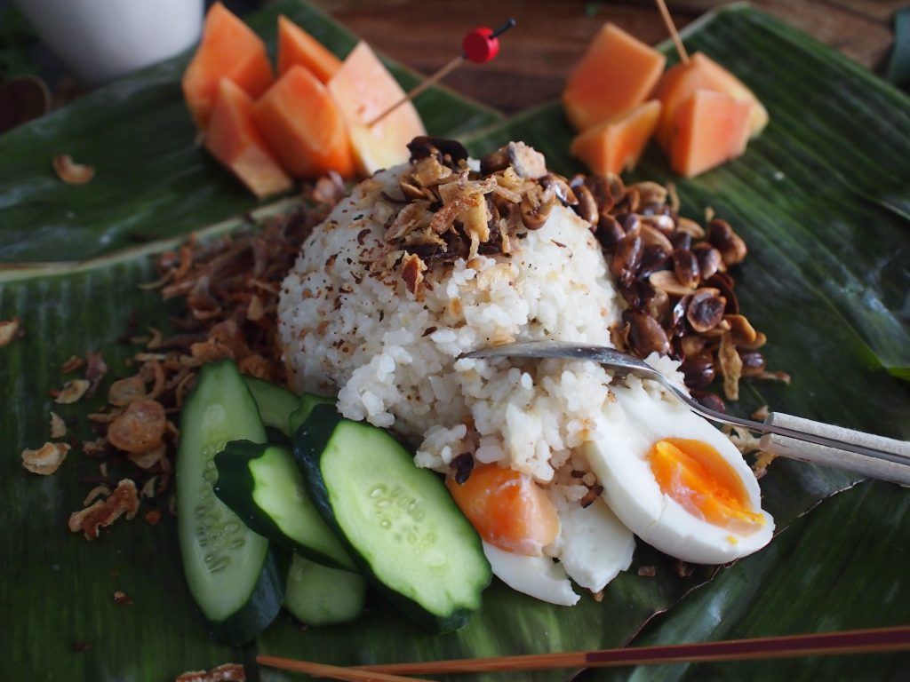 1024x768 Nasi Lemak, Fresh Daikon Chicken Salad