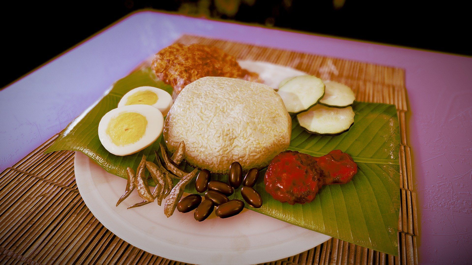 1920x1080 Nasi Lemak model by joshyonganimate [2f0c9a0]