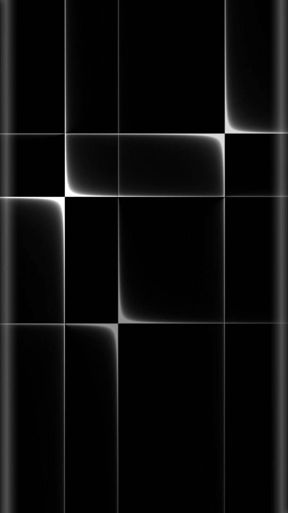 1000x1777 Download Glowing Lines In Black 3D Wallpaper