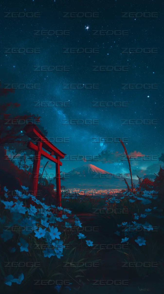 674x1203 japan night wallpaper