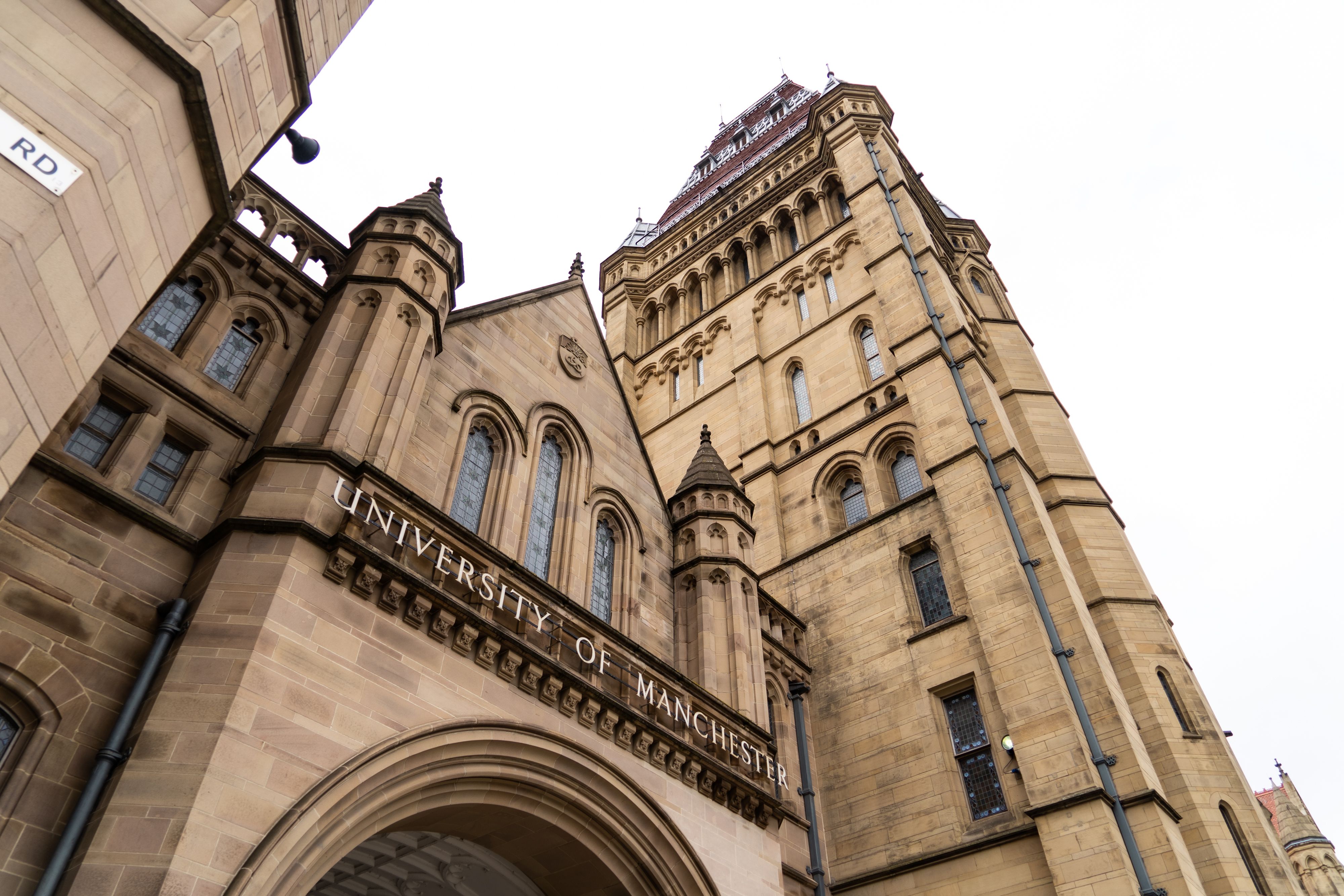 4000x2667 The Exterior of a Manchester University Building