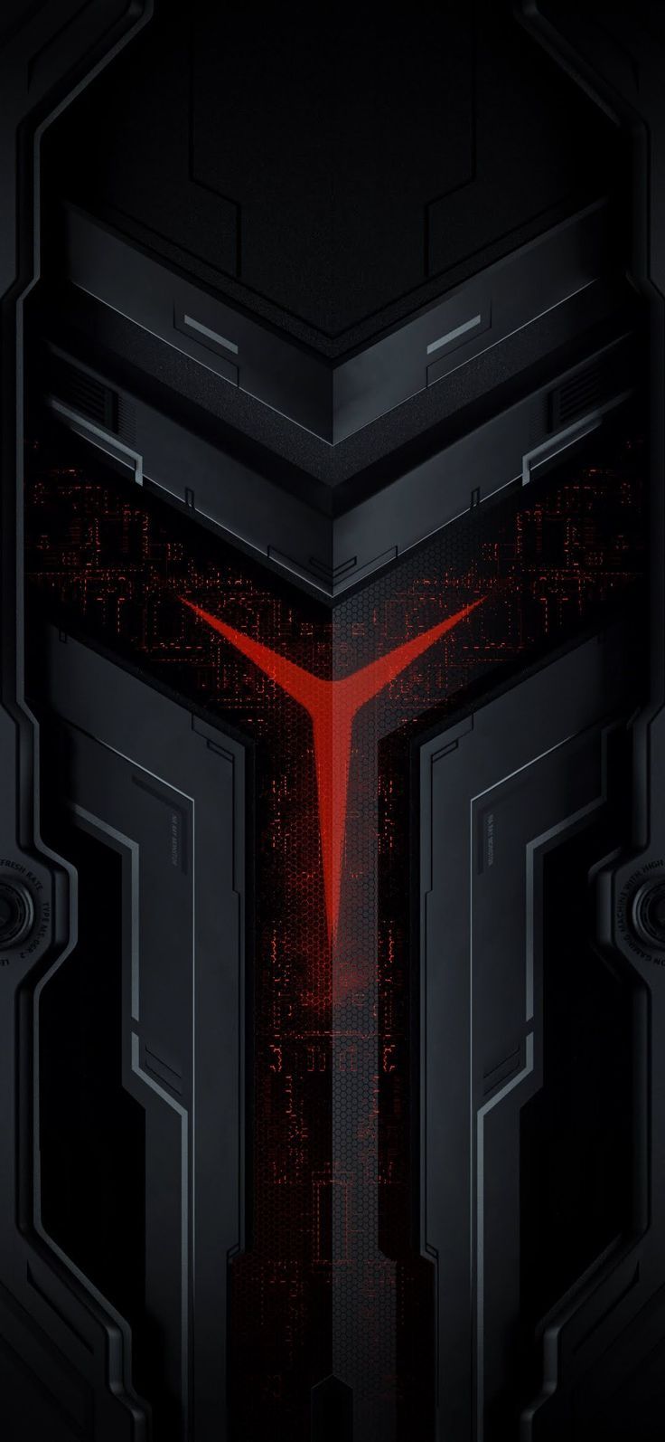736x1594 Dark Android Wallpaper with Red Lights. Lenovo legion duel wallpaper 4k, Redmagic 7 wallpaper, Rog