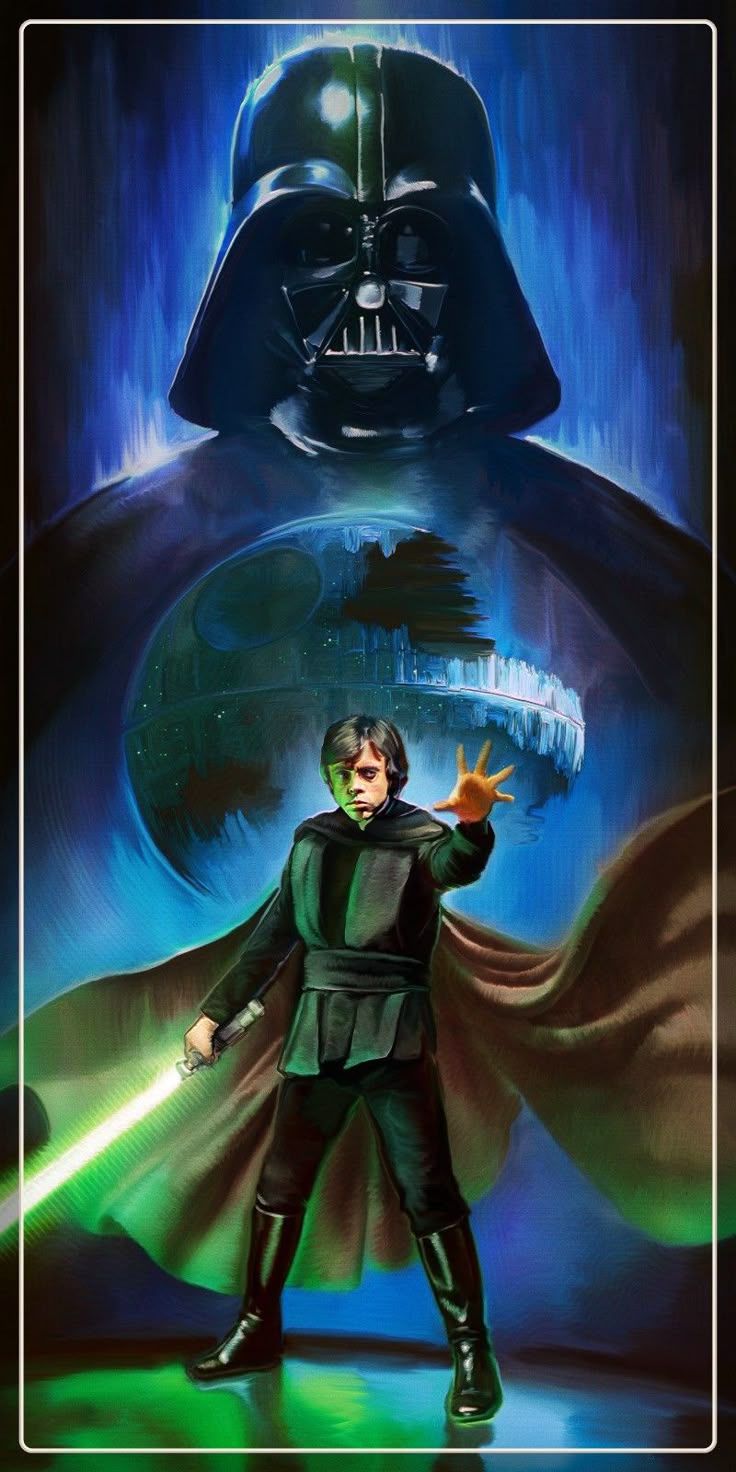 736x1472 Star wars legends wallpaper. Luke vs darth vader wallpaper, Return of the jedi wallpaper, Darth