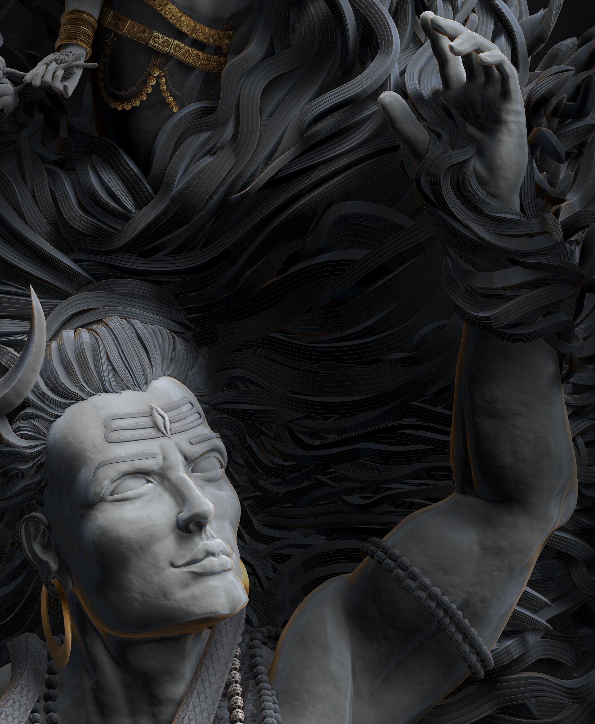 1920x2336 Rax Blackwood Shiva Aazhimala