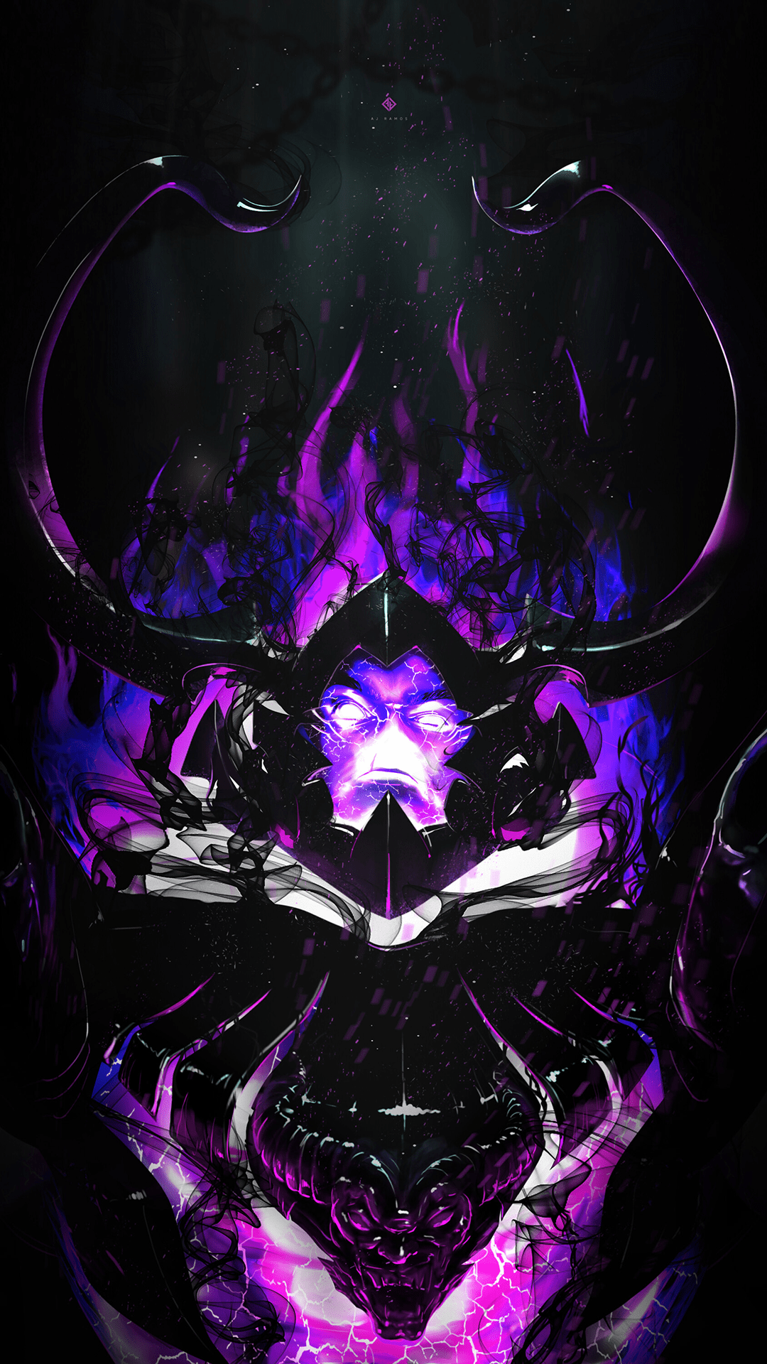1080x1920 Solo Leveling Anime: Dark Aura Wallpaper for Your Phone