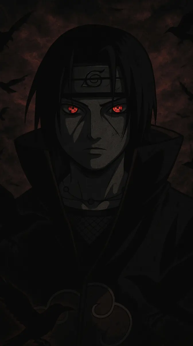 673x1206 Itachi Uchiha Dark Aura Wallpaper wallpaper