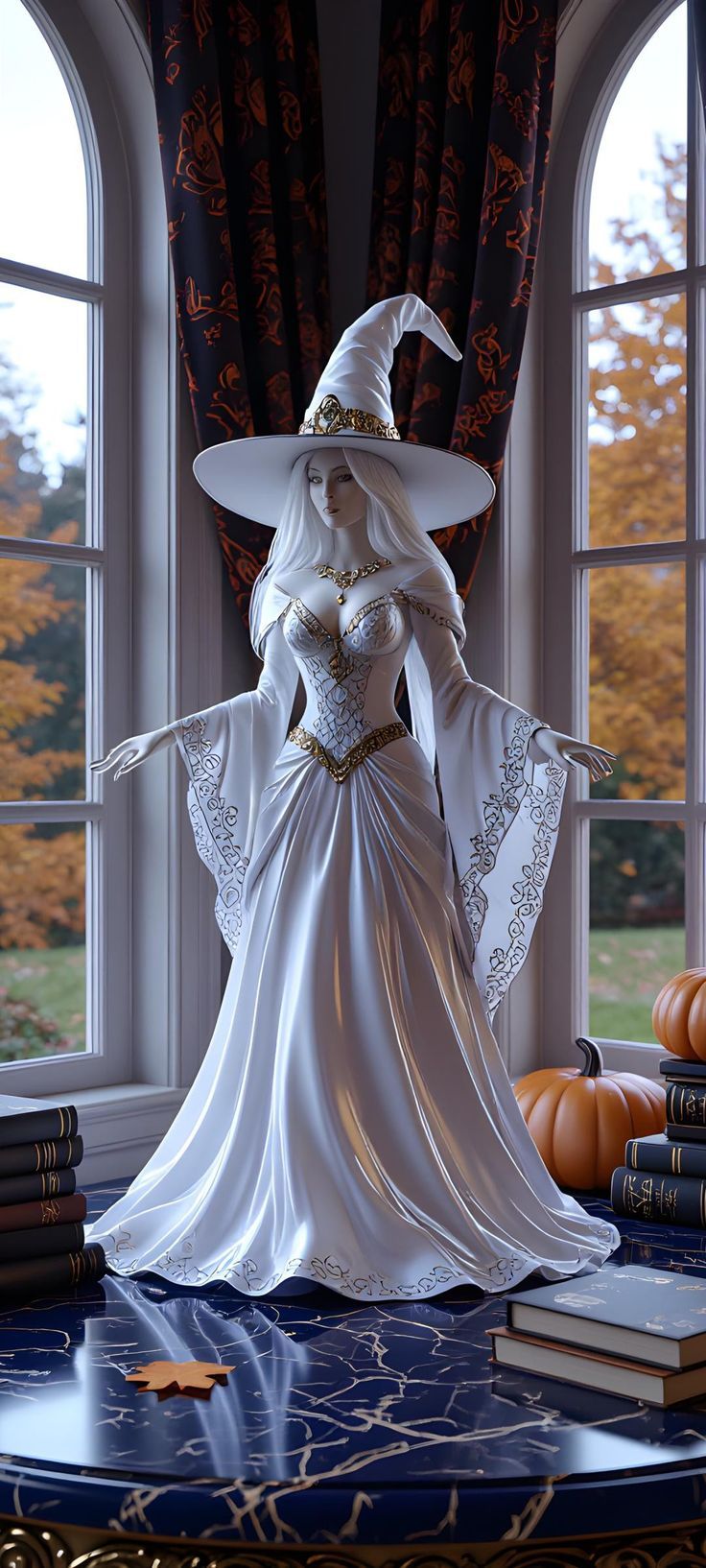 736x1634 White witch aesthetic. White witch cosplay, Tinkerbell wallpaper, Halloween pin up