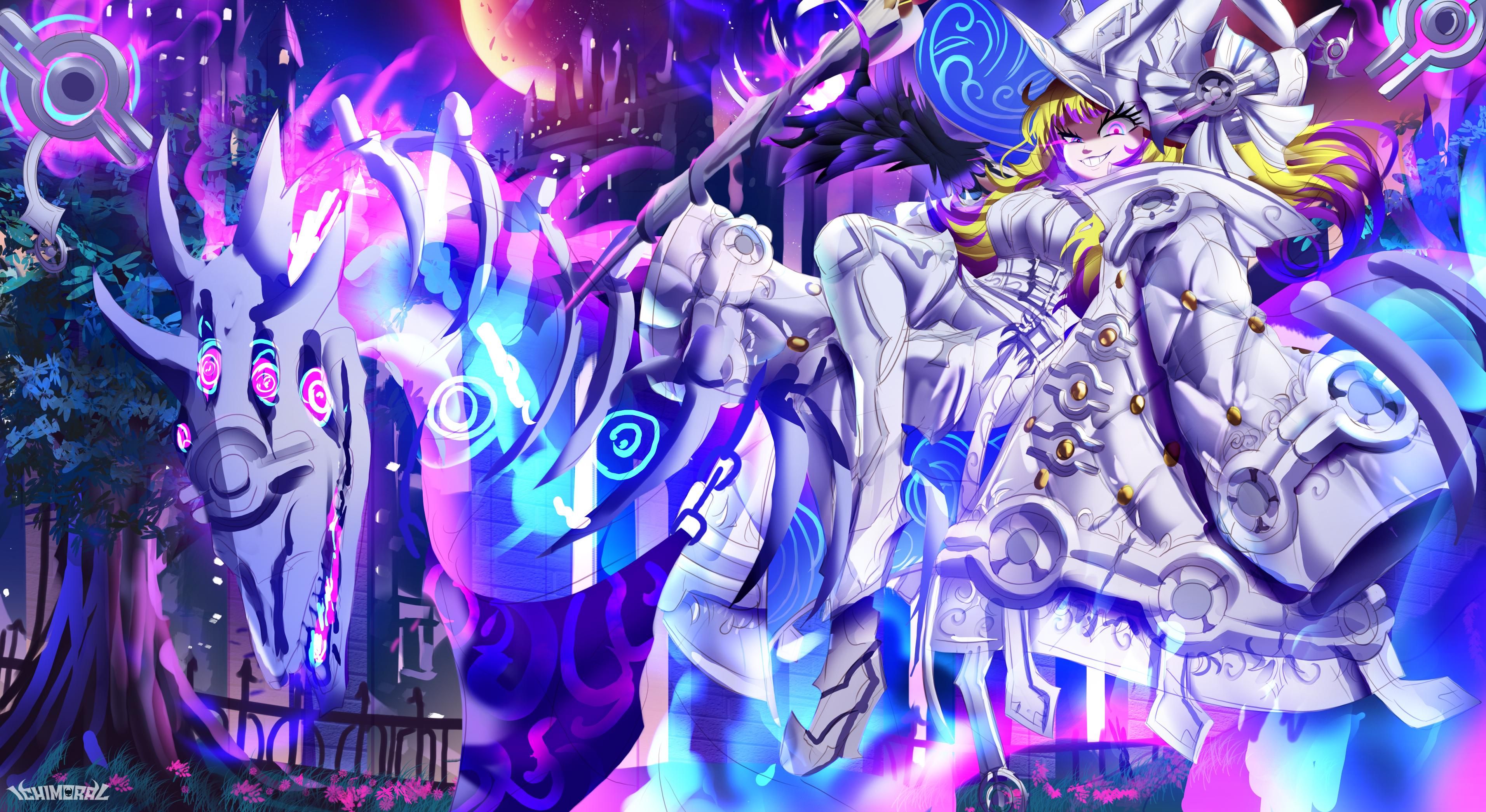 3825x2090 Diabellze Art Diabellze The White Witch (OCG) [Artwork] By Nhociory
