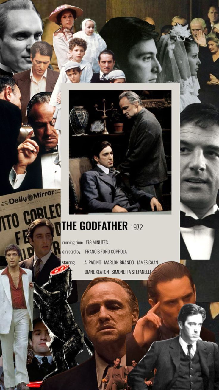 736x1308 The godfather wallpaper aesthetic. The godfather 2 wallpaper, Collages, Film aesthetic