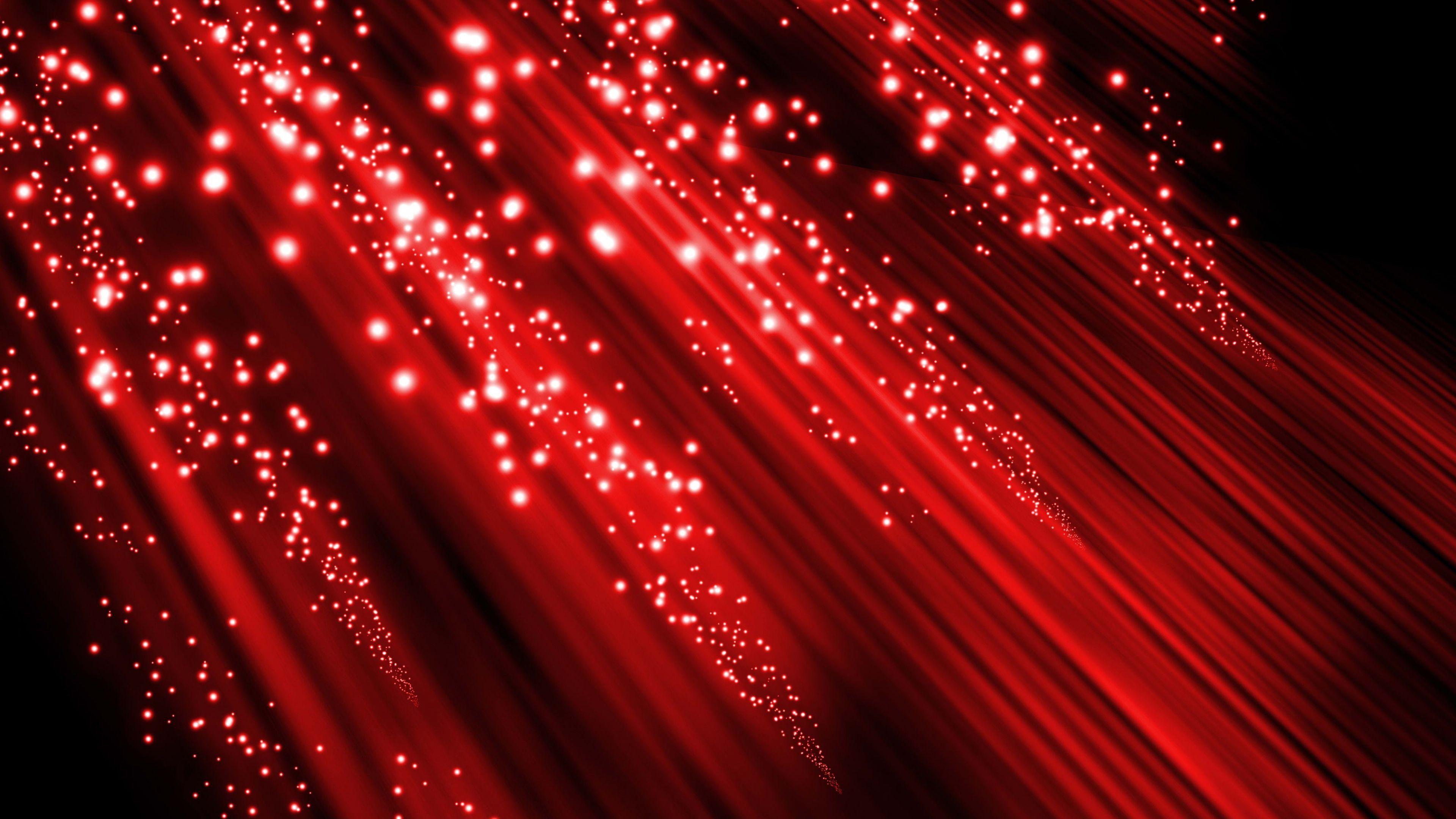3840x2160 Red Abstract 4K Futuristic Wallpaper .