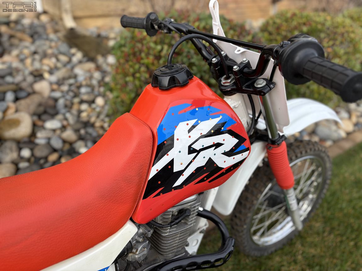 1152x864 1986 2000 XR Tank Graphics OEM Style Honda XR80 XR100