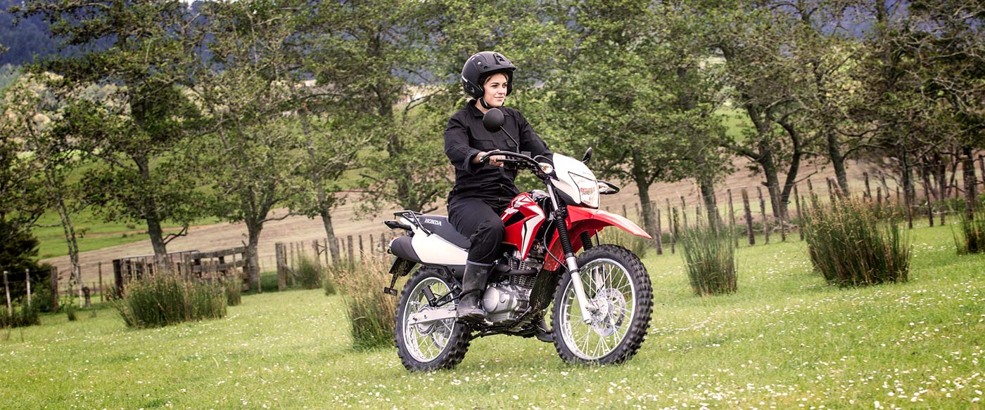 1400x584 Honda XR150L Perth. Honda Work Range WA