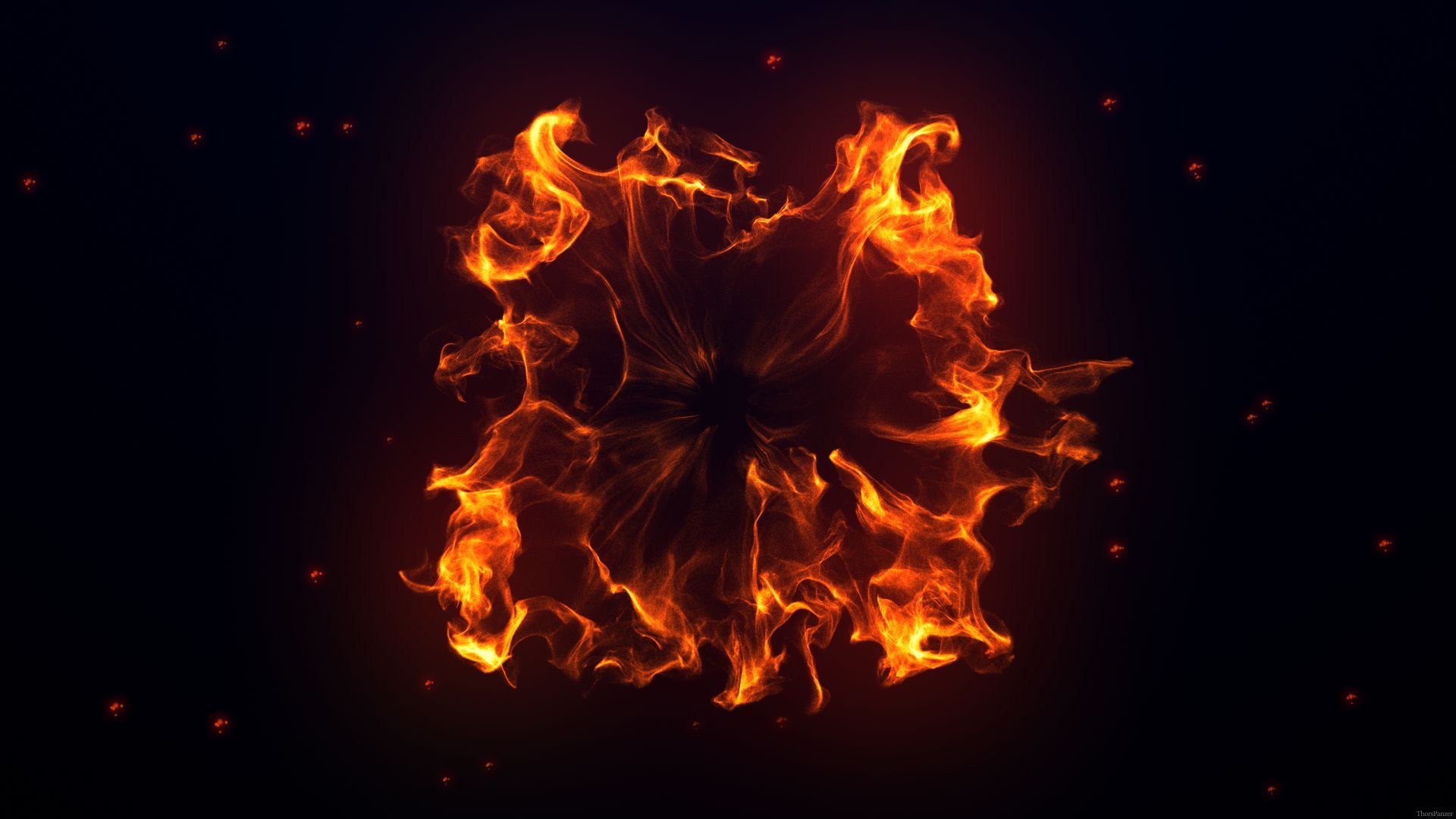 1920x1080 Desktop wallpaper: Artistic, Flame, Fire, Sparkles 4K free download for PC. 776095