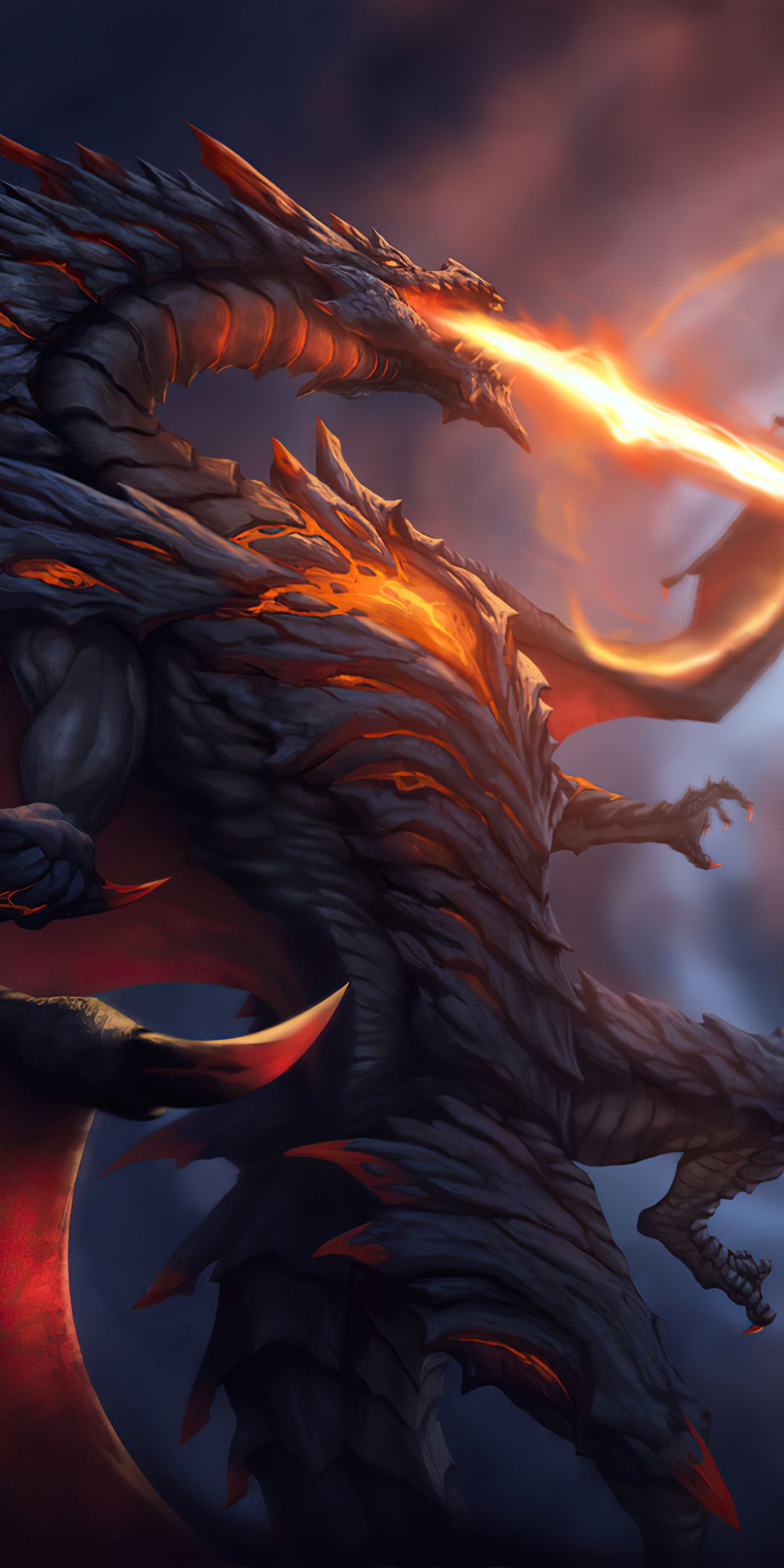1080x2160 Dragon Attack Fire Blast 4k One Plus 5T, Honor 7x, Honor view Lg Q6 , HD 4k Wallpaper, Image, Background, Photos and Picture