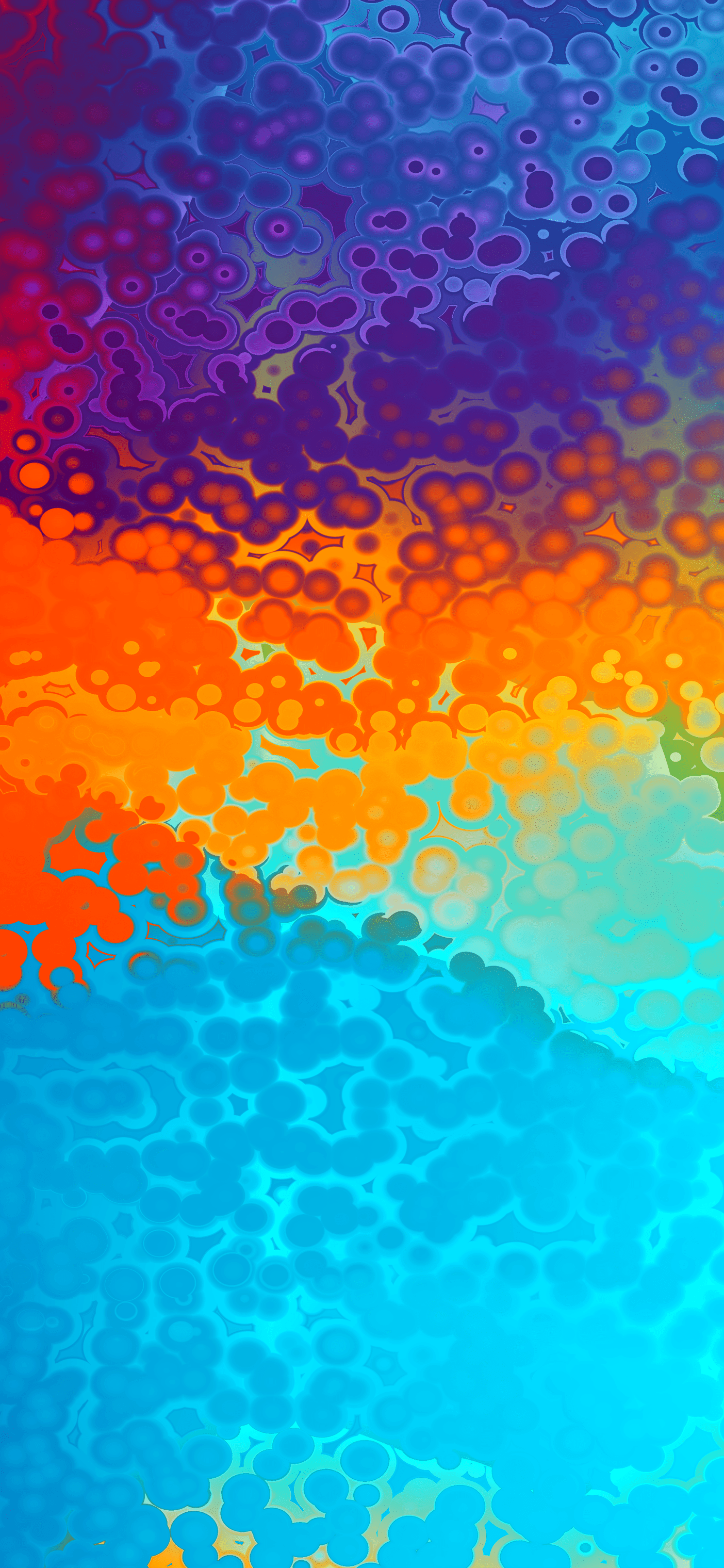1404x3040 Droplet vibrancy gradient