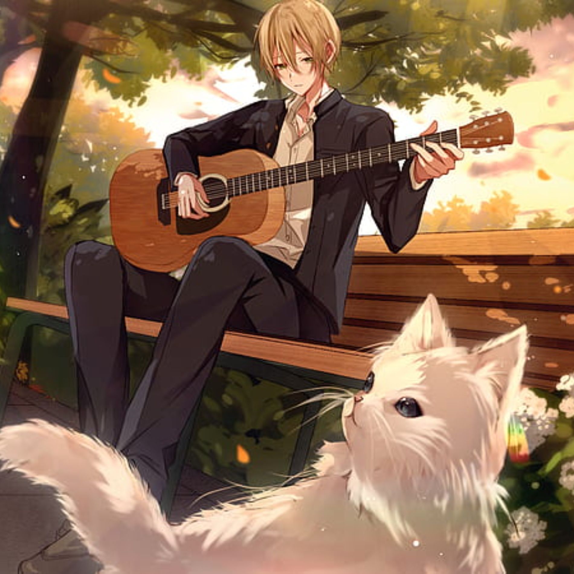 1900x1900 Anime Boy Guitar Pfp Boy Guitar Profile Picture, Pfp, Avatar, Dp, icon [ HQ ]